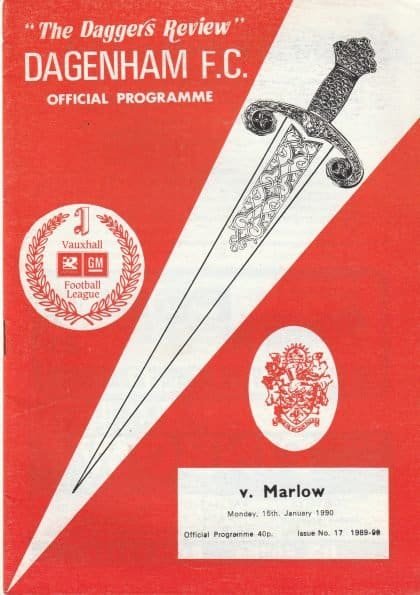 Dagenham v Marlow 15-Jan-1990