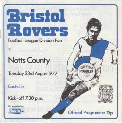Bristol Rovers v Notts County 23-Aug-1977