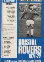 Bristol Rovers v Notts County 04-Apr-1972