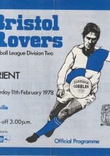 Bristol Rovers v Leyton Orient 11-Feb-1978