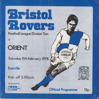 Bristol Rovers v Leyton Orient 11-Feb-1978