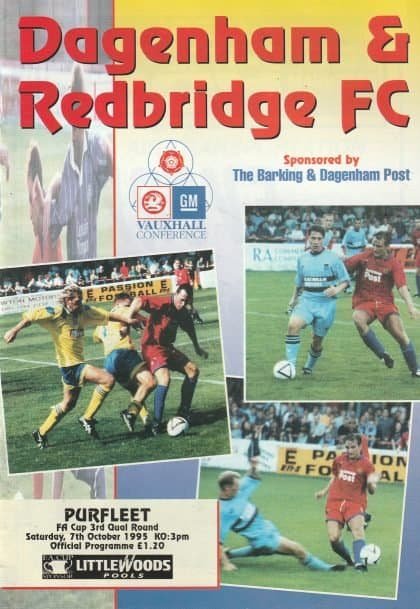 Dagenham & Redbridge v Purfleet 07-Oct-1995