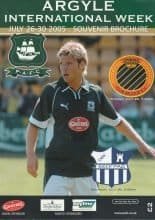 Plymouth Argyle v Club Brugge 26-Jul-2005