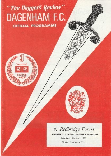 Dagenham v Redbridge Forest 13-Apr-1991