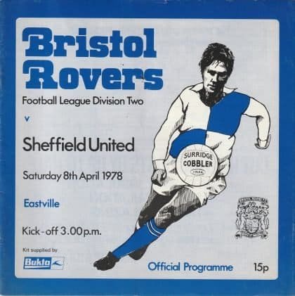 Bristol Rovers v Sheffield United  08-Apr-1978