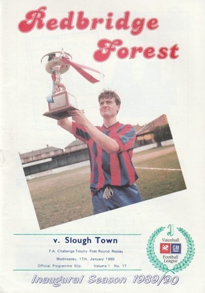 Redbridge Forest v Slough Town  17-Jan-1990