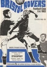 Bristol Rovers v Stockport County 15-Apr-1969
