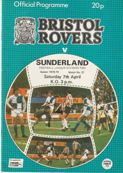 Bristol Rovers v Sunderland 07-Apr-1979