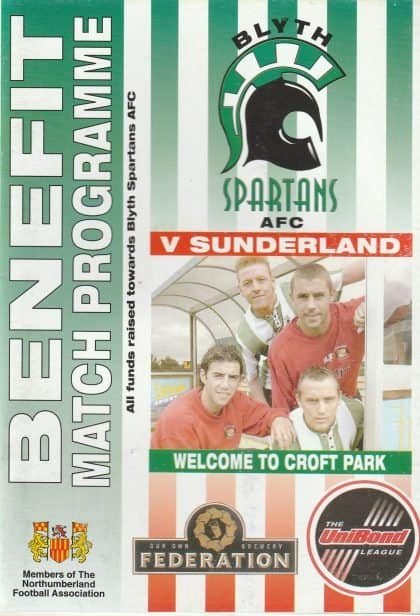 Blyth Spartans v Sunderland 17-Sep-2001