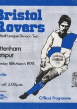 Bristol Rovers v Tottenham Hotspur 18-Mar-1978