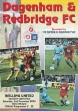 Dagenham & Redbridge v Welling United 02-Dec-1995