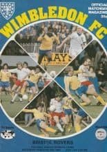 Wimbledon v Bristol Rovers 20-Feb-1982