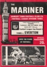 Grimsby Town v Everton 30-Oct-1979