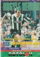 Plymouth Argyle v Bristol Rovers 21-Sep-1996