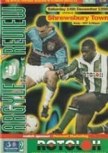Plymouth Argyle v Shrewsbury Town 14-Dec-1996