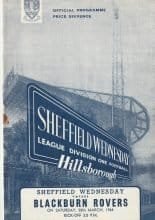 Sheffield Wednesday v Blackburn Rovers 28-Mar-1964