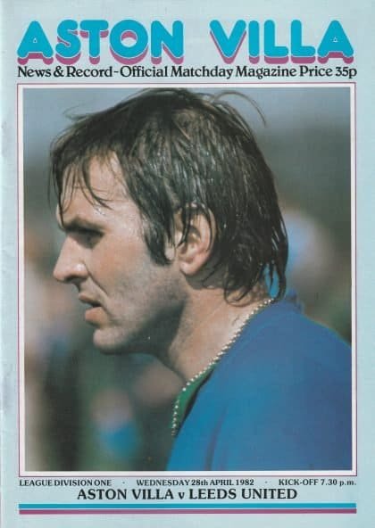 Aston Villa v Leeds United 28-Apr-1982