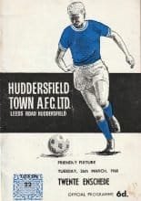 Huddersfield Town v FC Twente Enschede  26-Mar-1968