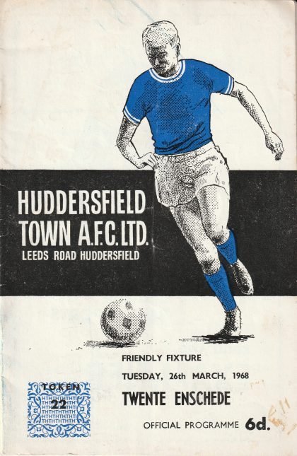 Huddersfield Town v FC Twente Enschede  26-Mar-1968