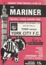 Grimsby Town v York City 23-Dec-1978