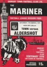 Grimsby Town v Aldershot 17-Mar-1979