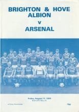 Brighton & Hove Albion v Arsenal 17-Aug-1984