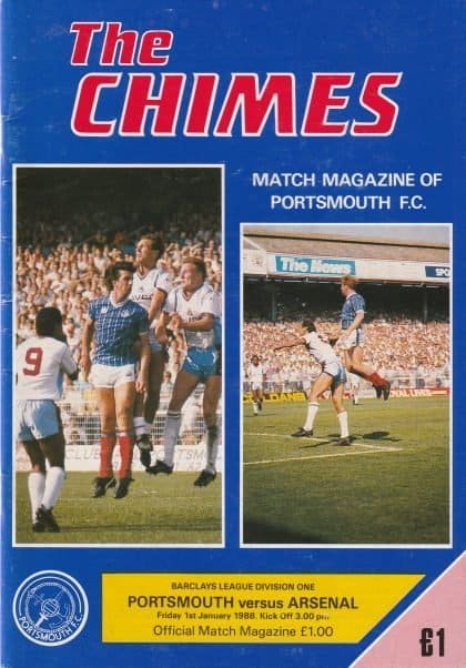 Portsmouth v Arsenal 01-Jan-1988