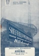 Sheffield Wednesday v Arsenal 30-Mar-1964