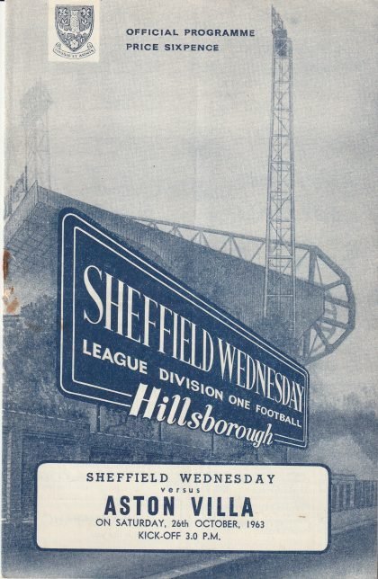 Sheffield Wednesday v Aston Villa 26-Oct-1963
