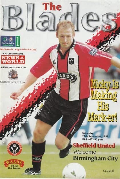 Sheffield United v Birmingham City 27-Sep-1997