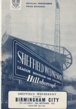 Sheffield Wednesday v Birmingham City  28-Sep-1963
