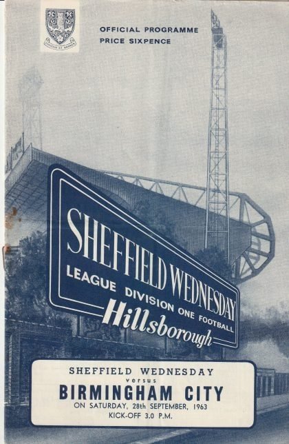 Sheffield Wednesday v Birmingham City  28-Sep-1963