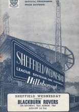 Sheffield Wednesday v Blackburn Rovers 22-Aug-1964