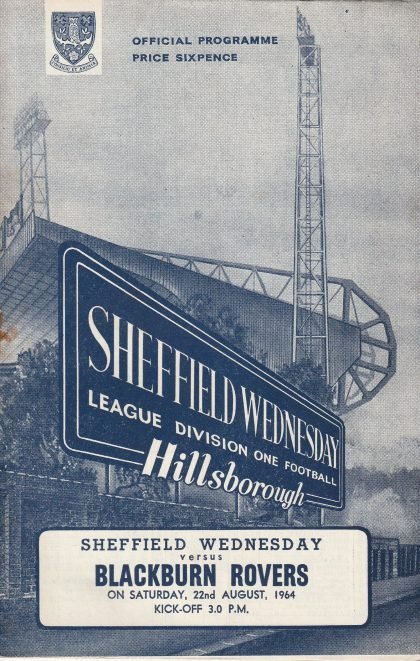 Sheffield Wednesday v Blackburn Rovers 22-Aug-1964