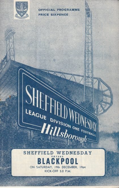 Sheffield Wednesday v Blackpool 19-Dec-1964