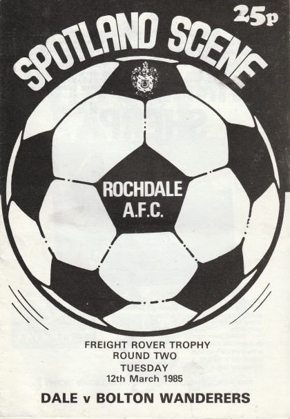 Rochdale v Bolton Wanderers 12-Mar-1985