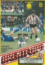 Brentford v Bolton Wanderers 01-Dec-1984