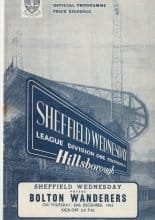 Sheffield Wednesday v Bolton Wanderers 26-Dec-1963
