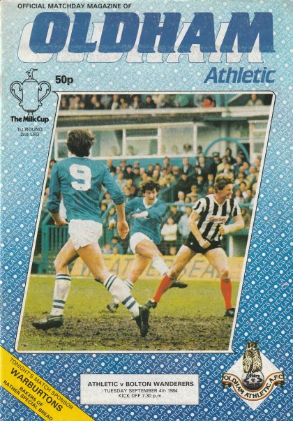 Oldham Athletic v Bolton Wanderers 04-Sep-1984