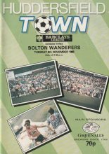 Huddersfield Town v Bolton Wanderers  08-Nov-1988