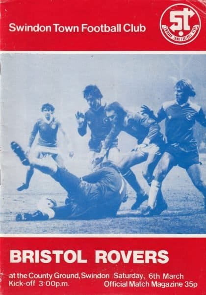 Swindon Town v Bristol Rovers 06-Mar-1982