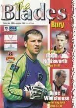 Sheffield United v Bury 14-Nov-1998