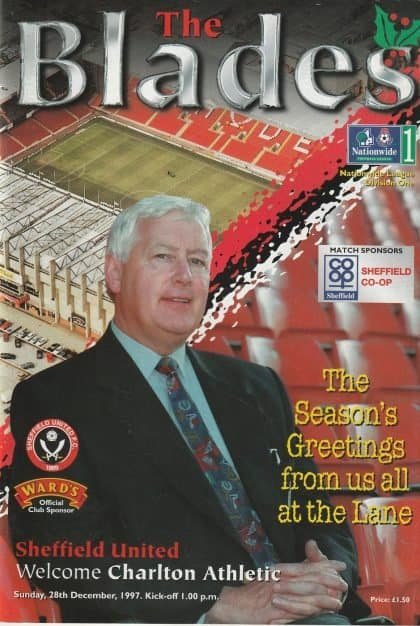 Sheffield United v Charlton Athletic 28-Dec -1997