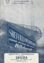 Sheffield Wednesday v Chelsea 29-Feb-1964