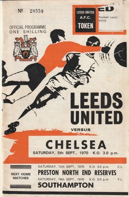 Leeds United v Chelsea 05-Sep-1970
