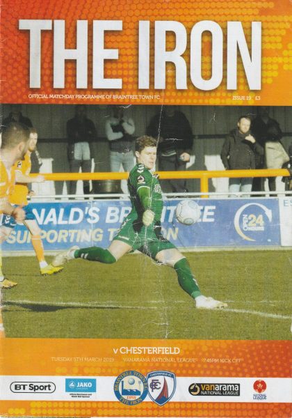 Braintree Town v Chesterfield  05-Mar-2019