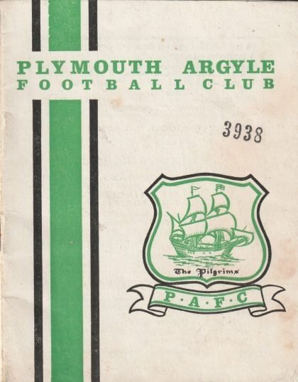 Plymouth Argyle v Derby County 10-Dec-1966