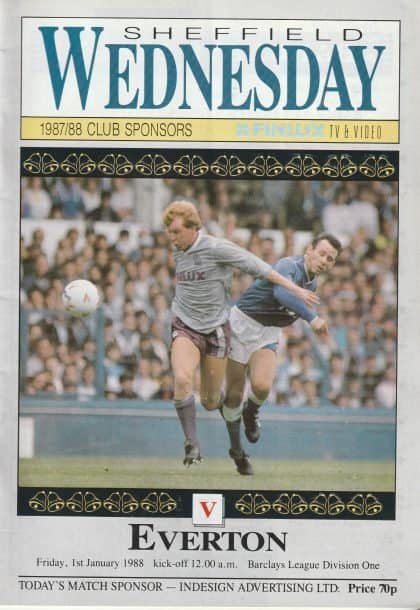 Sheffield Wednesday v Everton 01-Jan-1988
