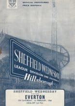 Sheffield Wednesday v Everton 01-Feb-1964