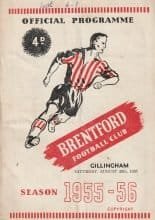 Brentford v Gillingham 20-Aug-1955